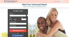 Desktop Screenshot of interracialcupid.com